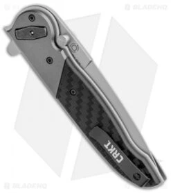 CRKT M40-03 Deadbolt Lock Knife Aluminum/GFN (3" Bead Blast) -Blade HQ Knife Shop CRKT M40 03 Deadbolt Lock Aluminum GFN BB M40 03 BHQ 103618 jr side