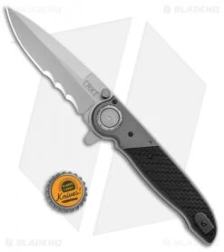CRKT M40-15 Deadbolt Lock Knife GRN/Aluminum (4" Bead Blast) -Blade HQ Knife Shop CRKT M40 15 Deadbolt Lock GRN Alum BB BHQ 103619 jr bottlecap