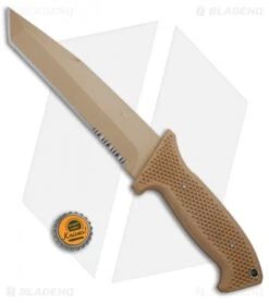 CRKT M60 16NKD Large Fixed Blade Tanto Knife Desert Tan (6.13" Tan Serr) -Blade HQ Knife Shop CRKT M60 16NKD Large Tanto Desert Tan Tan Serr M60 16NKD BHQ 9953 jr bottlecap