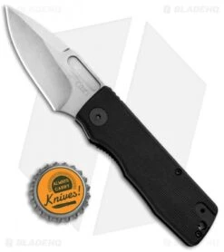 CRKT Mah Journeyer Liner Lock Knife Black GFN (2.75" Stonewash) 6530SW -Blade HQ Knife Shop CRKT Mah Journeyer LL Black G 10 SW CR6530SW BHQ 90396 jr bottlecap