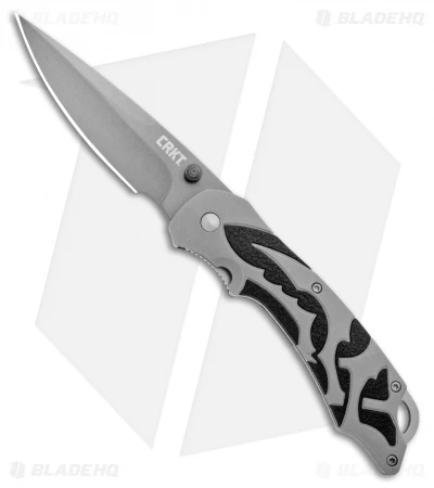 CRKT Lerch Moxie Knife Gray/Black Spring Assisted (3.29" Grey Plain) 1102 CRKT Lerch Moxie Knife Gray/Black Spring Assisted (3.29" Grey Plain) 1102 -Blade HQ Knife Shop CRKT Merch Moxie Gray Black SA Grey Plain 1102 BHQ 18527 jr