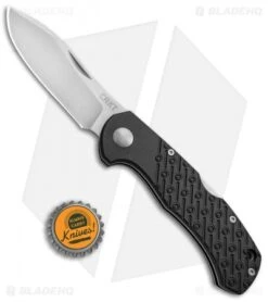 CRKT Noma Lock Back Knife Black GFN (3.3" Satin) 2815 -Blade HQ Knife Shop CRKT Noma LB Black GFN 2815 BHQ 51851 jr bottlecap 2