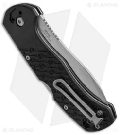 CRKT Noma Lock Back Knife Black GFN (3.3" Satin) 2815 -Blade HQ Knife Shop CRKT Noma LB Black GFN 2815 BHQ 51851 jr side