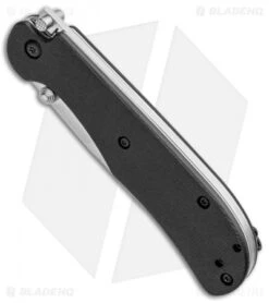 CRKT Offbeat II Lockback Knife Black GRN (3.2" Satin) 7760 -Blade HQ Knife Shop CRKT Offbeat II LB Black GRN Satin 7760 BHQ 92295 jr spine