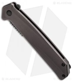 CRKT Onion Helical Liner Lock Knife Black Aluminum (3.52" Black D2) K500GKP 1 CRKT Onion Helical Liner Lock Knife Black Aluminum (3.52" Black D2) K500GKP -Blade HQ Knife Shop CRKT Onion Helical LL Tanto Aluminum Black K500GKP BHQ 92301 jr spine