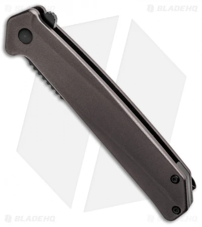 CRKT Onion Helical Liner Lock Knife Black Aluminum (3.52" Black D2) K500GKP CRKT Onion Helical Liner Lock Knife Black Aluminum (3.52" Black D2) K500GKP -Blade HQ Knife Shop CRKT Onion Helical LL Tanto Aluminum Black K500GKP BHQ 92301 jr spine