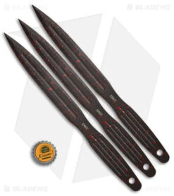 CRKT Onion Throwing Knives 3-Piece Set Black (6.25" Black/Red) -Blade HQ Knife Shop CRKT Onion Throwing Knives 3 Piece Set Black BHQ 178672 jr bottlecap