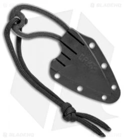 CRKT Owlet Fixed Blade Neck Knife Skeletonized (2.125" Black Stonewash) 2716 -Blade HQ Knife Shop CRKT Owlet Neck Skeletonized Black SW 2716 BHQ 103912 jr sheath