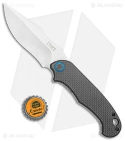CRKT P.S.D. Spring Assisted Knife Carbon Fiber/G-10 (3.6" Satin) 7920 -Blade HQ Knife Shop CRKT P.S.D. SA CF G 10 Satin 7920 BHQ 119368 jr bottlecap