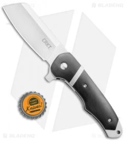 CRKT Philip Booth Ripsnort Liner Lock Flipper Knife Black (2.8" Satin) 7270 -Blade HQ Knife Shop CRKT Philip Booth Ripsnort LL Black Satin 7270 BHQ 71231 jr bottlecap
