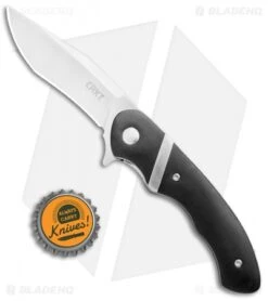 CRKT Philip Booth Snarky Recurve Liner Lock Flipper Knife (3.25" Satin) 7280 -Blade HQ Knife Shop CRKT Philip Booth Snarky Recurve LL Satin 7280 BHQ 71233 jr bottlecap