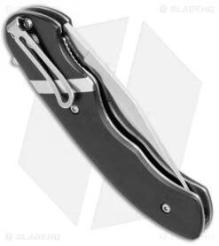 CRKT Philip Booth Snarky Recurve Liner Lock Flipper Knife (3.25" Satin) 7280 -Blade HQ Knife Shop CRKT Philip Booth Snarky Recurve LL Satin 7280 BHQ 71233 jr side