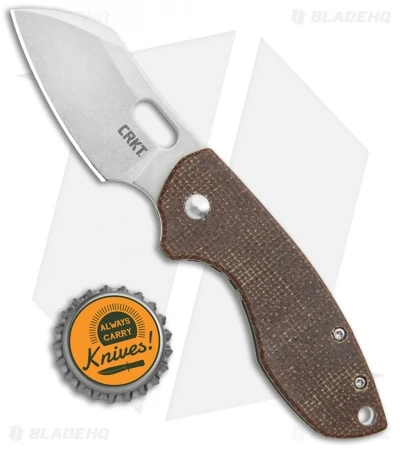 CRKT Pilar Frame Lock Knife Brown Linen Micarta BHQ Exclusive (2.4" Stonewash) CRKT Pilar Frame Lock Knife Brown Linen Micarta BHQ Exclusive (2.4" Stonewash) -Blade HQ Knife Shop CRKT Pilar FL Linen Micarta SW BHQ 113630 jr bottlecap