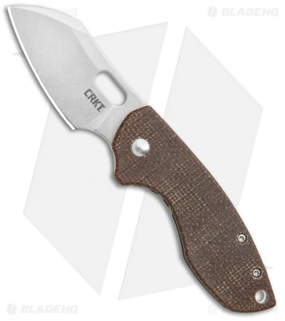 CRKT Pilar Frame Lock Knife Brown Linen Micarta BHQ Exclusive (2.4" Stonewash) CRKT Pilar Frame Lock Knife Brown Linen Micarta BHQ Exclusive (2.4" Stonewash) -Blade HQ Knife Shop CRKT Pilar FL Linen Micarta SW BHQ 113630 jr