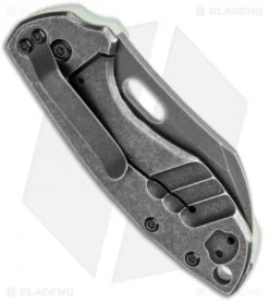 CRKT Pilar Frame Lock Knife Natural G-10 BHQ Exclusive (2.4" Black SW D2) 2 CRKT Pilar Frame Lock Knife Natural G-10 BHQ Exclusive (2.4" Black SW D2) -Blade HQ Knife Shop CRKT Pilar FL Natural G 10 Smokewash BHQ 113631 jr side