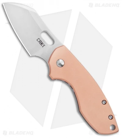 CRKT Pilar Frame Lock Knife Stainless Steel/Copper (2.4" Satin) 5311CU CRKT Pilar Frame Lock Knife Stainless Steel/Copper (2.4" Satin) 5311CU -Blade HQ Knife Shop CRKT Pilar FL SS Copper Satin 5311CU BHQ 103633 jr 2