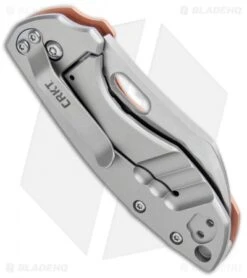CRKT Pilar Frame Lock Knife Stainless Steel/Copper (2.4" Satin) 5311CU 2 CRKT Pilar Frame Lock Knife Stainless Steel/Copper (2.4" Satin) 5311CU -Blade HQ Knife Shop CRKT Pilar FL SS Copper Satin 5311CU BHQ 103633 jr side 2