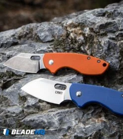 CRKT Pilar Frame Lock Knife Blue G-10 (2.4" Satin) 5311GB -Blade HQ Knife Shop CRKT Pilar Frame Lock Knife Stainless Steel BHQ51848 kp woods big rock web