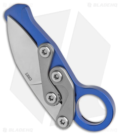 CRKT Provoke EDC Kinematic Morphing Karambit Blue Aluminum (2.56" SW) CRKT Provoke EDC Kinematic Morphing Karambit Blue Aluminum (2.56" SW) -Blade HQ Knife Shop CRKT Provoke EDC Kinematic Morphing Karambit Blue Aluminum SW BHQ 178651 jr side