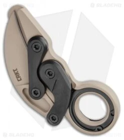 CRKT Provoke Kinematic Morphing Karambit Folding Knife (2.4" Desert Sand) -Blade HQ Knife Shop CRKT Provoke Kinematic Morphing Karambit Folding Knife 2.4in Desert Sand 4040DS BHQ 113912 LS Side