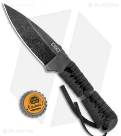 CRKT RMJ Utsidihi Fixed Blade Knife (3.5" Stonewash) 2752 -Blade HQ Knife Shop CRKT RMJ Utsidihi Dark SW 2752 BHQ 103914 jr bottlecap