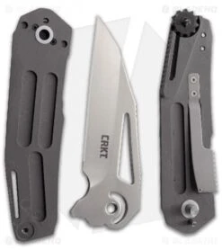 CRKT Dew Hara Raikiri Field Strip Knife Black Al (3.75" Satin) 5040 -Blade HQ Knife Shop CRKT Raikiri jr apart