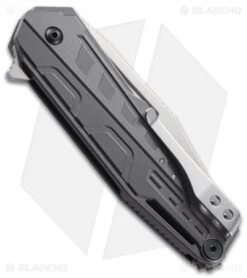 CRKT Dew Hara Raikiri Field Strip Knife Black Al (3.75" Satin) 5040 -Blade HQ Knife Shop CRKT Raikiri jr side