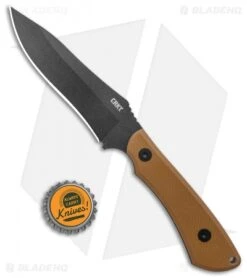 CRKT Ramadi Fixed Blade Knife Coyote G-10 (4.4" Black) -Blade HQ Knife Shop CRKT Ramadi Fixed Blade Coyote G 10 Handle Black BHQ 138977 jr bottlecap