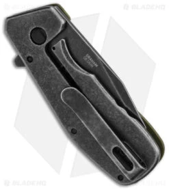 CRKT Graham Razelcliffe Frame Lock Knife OD Green G-10 (2.4" Black Stonewash) -Blade HQ Knife Shop CRKT Razecliffe OD G10 Black Blade BHQ 140696 td side