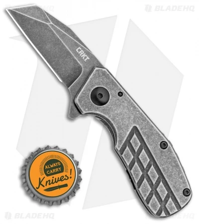 CRKT Razelcliffe Compact Frame Lock Knife Stainless Steel (2.4" Black SW) 4021 CRKT Razelcliffe Compact Frame Lock Knife Stainless Steel (2.4" Black SW) 4021 -Blade HQ Knife Shop CRKT Razelcliffe Compact Frame Lock Knife Stainless Steel 2.4in Black SW 4021 BHQ 113911 LS Bottlecap