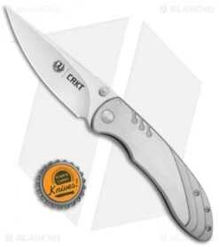 CRKT Ruger Knives Trajectory Frame Lock Knife (3.25" Satin) R2802 -Blade HQ Knife Shop CRKT Ruger Trajectory FL Satin R2802 BHQ 76852 jr bottlecap