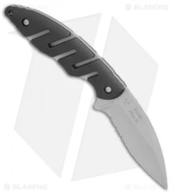 CRKT Ryan Plan B Fixed Blade Knife Zytel (2.8" Bead Blast Serr) 2813 -Blade HQ Knife Shop CRKT Ryan Plan B zytel bb serr 2813 BHQ 69080 er side