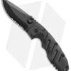 CRKT Ryan Seven Liner Lock Knife Black (3.375" Black Serr) 6813K
