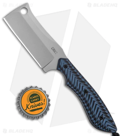 CRKT S.P.E.C Fixed Blade Knife Blue/Black G-10 (2.5" Bead Blast) CRKT S.P.E.C Fixed Blade Knife Blue/Black G-10 (2.5" Bead Blast) -Blade HQ Knife Shop CRKT S.P.E.C. Fixed Blade Cleaver Blue Black G 10 BB BHQ 138971 jr bottlecap