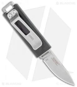 CRKT Scribe Fixed Blade Knife Black GRN (1.8" Stonewash) 2425 -Blade HQ Knife Shop CRKT Scribe Fixed Blade Black GRN SW 2425 BHQ 119327 jr spine