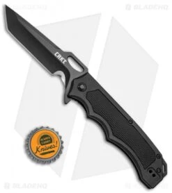 CRKT Septimo "Forged By War" Liner Lock Knife Black (3.62" Black) 7050 -Blade HQ Knife Shop CRKT Septimo Forged By War LL Black Black 7050 BHQ 71243 jr bottlecap