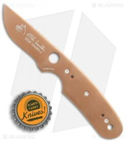 CRKT Side Hawg 2 Fixed Blade Neck Knife W/ Pivot Sheath (2.25" Bronze) 2404BR -Blade HQ Knife Shop CRKT Side Hawg 2 neck knife pivot sheath bronze 2404BR BHQ 69071 er size