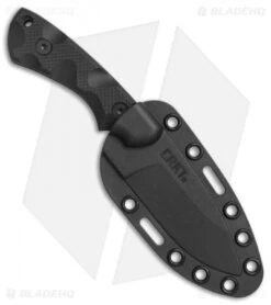 CRKT Siwi Drop Point Fixed Blade Knife Black G-10 (3.34" Black) 2082 -Blade HQ Knife Shop CRKT Siwi Drop Point black G10 black BHQ 76693 er spine