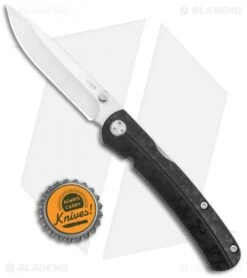 CRKT Steigerwalt Kith Front Lock Knife Black GRN (3" Satin) 6433 -Blade HQ Knife Shop CRKT Steigerwalt Kith Front Lock Black GRN Satin 6433 BHQ 126214 jr bottlecap