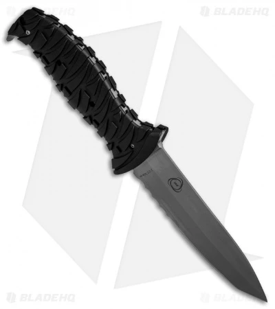 CRKT Ultima Tactical Fixed Blade Knife Black GFN (4.8" Gray Serr) 2125 CRKT Ultima Tactical Fixed Blade Knife Black GFN (4.8" Gray Serr) 2125 -Blade HQ Knife Shop CRKT Ultima Tactical GFN Gray Serr 2125 BHQ 49845 jr spine