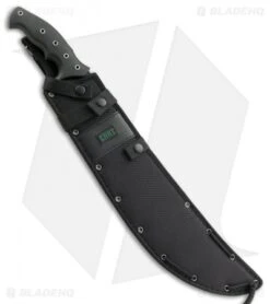 CRKT Onion ChanceInHell Machete Fixed Blade Knife (16" Black) K916KKP -Blade HQ Knife Shop CRKT chanceinhell machete 16in K916KKP BHQ 51844 er spine