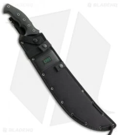 CRKT Onion ChanceInHell Machete Fixed Blade Knife (18" Black) K918KKP -Blade HQ Knife Shop CRKT chanceinhell machete 18in K918KKP BHQ 51845 er side