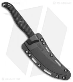 CRKT Clever Girl Fixed Blade Knife G-10 (4.5" Black) 2709 -Blade HQ Knife Shop CRKT clever girl G10 black 2709 BHQ 34376 er spine