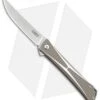 CRKT Crossbones Liner Lock Knife Aluminum (3.5" Satin) 7530