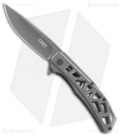 CRKT Gusset Frame Lock Knife Gray (3.5" Gray) K330GGP