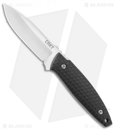 CRKT Lucas Burnley Aux Fixed Blade Knife Black (3.5" Satin) 1200 CRKT Lucas Burnley Aux Fixed Blade Knife Black (3.5" Satin) 1200 -Blade HQ Knife Shop CRKT lucas burnley aux black satin 1200 BHQ 51813 jr