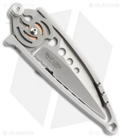 CRKT Van Hoy Snap Lock Folding Knife (2.5" Bead Blast Serr) 5112N -Blade HQ Knife Shop CRKT snap lock serrated 5112N BHQ 51825 er side