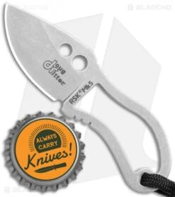 CRKT Doug Ritter RSK Mk5 Survival Fixed Blade Knife (1.8" Stonewash) DRMK5 -Blade HQ Knife Shop Doug Ritter RSK MK5 BHQ 121202 jr bottlecap