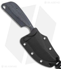 Flytanium Black Micarta + CRKT Folts Minimalist Persian Knife (2.25" Satin) -Blade HQ Knife Shop Flytanium Black Micarta CRKT Folts Minimalist Persian Satin BHQ 174899 jr sheath