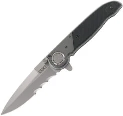 CRKT M40 Deadbolt Lock Veff CRM4015, 3.999" 1.4116 Combo Edge, Bolster - 6063 Al | Onlay - Glass Reinforced Nylon Handle